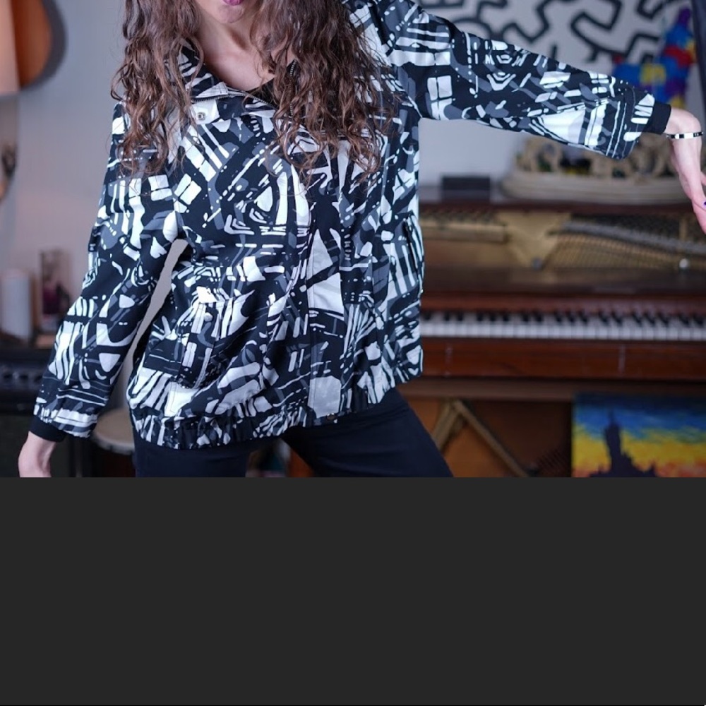 Chico’s Printed Light Zip Up Jacket - image 3